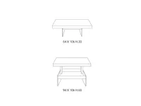 Tavolino in stile design modello Lugano di Easyline a prezzi imbattibili 