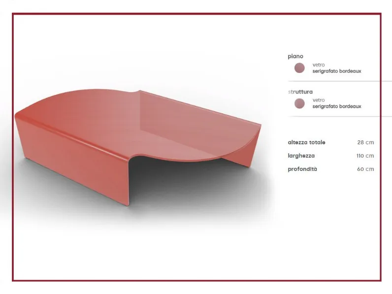 Tavolino in stile design modello Merian di Calligaris con sconti imperdibili  affrettati