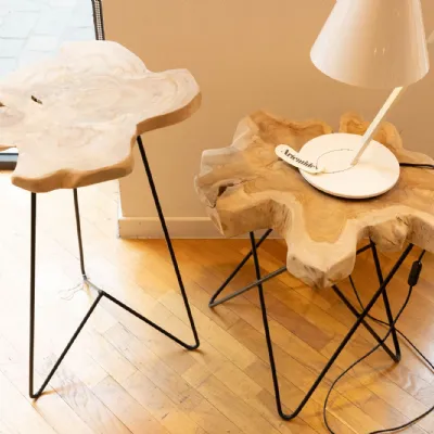 Tavolino modello N. 2 tavolini in legno massello radice  di Artigianale a prezzo ribassato
