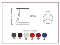 Tavolino modello Saturn di Egoitaliano a prezzo ribassato