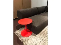 Tavolino modello Spool rosso di B&b italia a prezzo ribassato