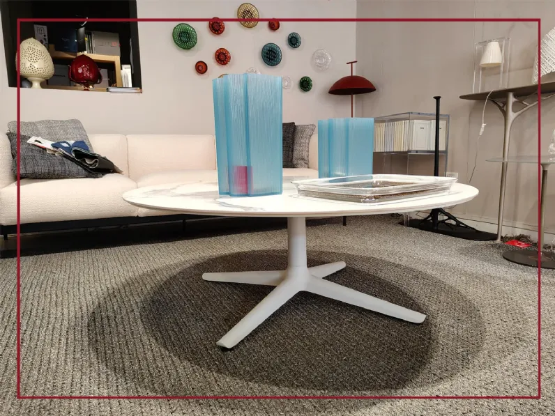 Tavolino modello Multiplo low tondo  di Kartell a prezzo ribassato