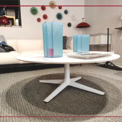Tavolino modello Multiplo low tondo  di Kartell a prezzo ribassato