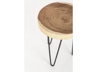Tavolino moderno Tuala d35 di Bizzotto a prezzo ribassato