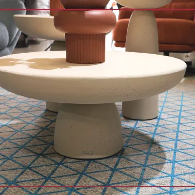 Tavolino design Olo cemento di Mogg a prezzo scontato