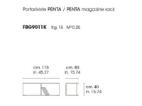 Tavolino Porta riviste della marca Artigianale con forte sconto