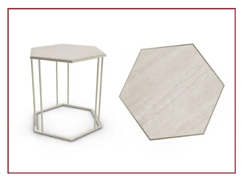 Prezzi ribassati per il tavolino design Renee cs 5133 di Calligaris 