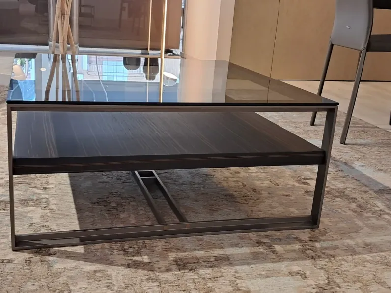 Prezzi ribassati per il tavolino design Rialto di Rimadesio