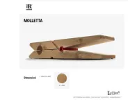 Tavolino design Tavolino la mollettina  di Riva 1920 a prezzo scontato