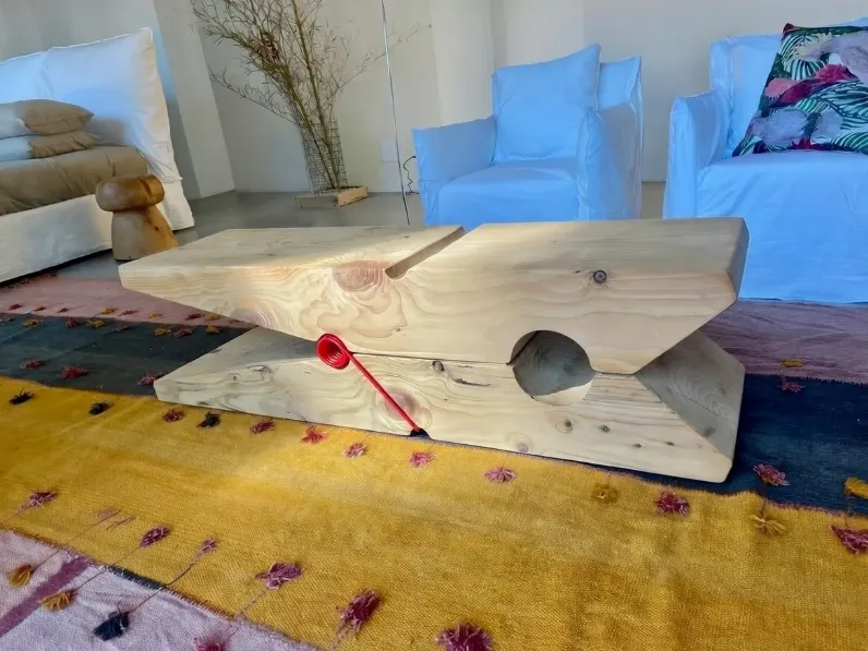 Tavolino Tavolino la mollettina  dell'azienda Riva 1920 in offerta - 26%