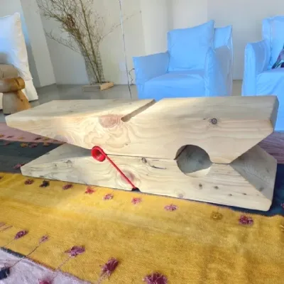 Tavolino Tavolino la mollettina  dell'azienda Riva 1920 in offerta - 26%