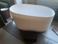 Vasca da bagno modello Dip vasca freestanding Rexa in Corian SCONTATA