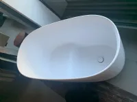 Vasca da bagno modello Dip vasca freestanding Rexa in Corian SCONTATA