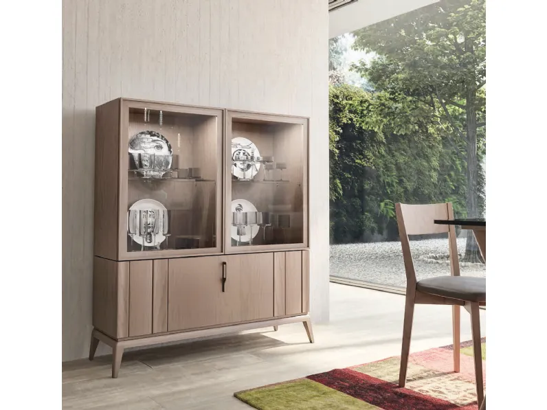 Vetrinetta 1339 Artigianale in legno a prezzo Outlet
