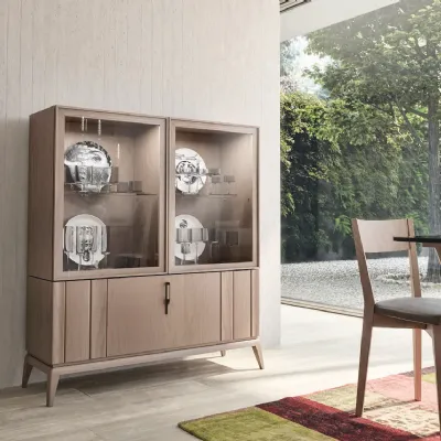 Vetrinetta 1339 Artigianale in legno a prezzo Outlet