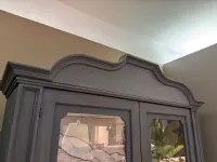 Vetrinetta Credenza Dialma brown in legno a prezzo Outlet