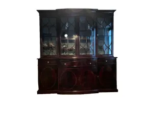 Vetrinetta Mobile-vetrina piumad'oca  florian Artigianale in legno in Offerta Outlet