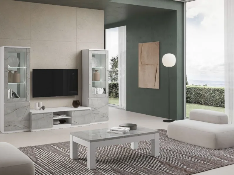 Vetrinetta Vetrina 1 anta roma Artigianale in stile moderno con forte sconto