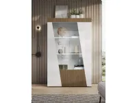 Vetrinetta Vetrina 2 ante etna Artigianale in melamminico in Offerta Outlet