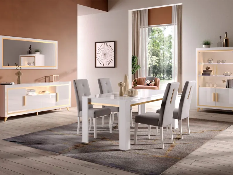 Vetrinetta Vetrina 2 ante gold di Artigianale in Offerta Outlet