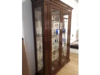Vetrina Prestige in noce massiccio, 2 ante, stile classico. Prezzi vantaggiosi!