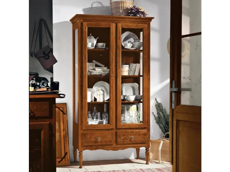Vetrinetta Vetrina art 952 Mobilificio bellutti in legno a prezzo Outlet