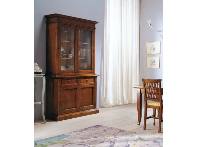 Vetrinetta Vetrina f204 di Falegnameria italiana in Offerta Outlet