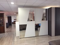 Albamobili Armadio Xxl Moderno Laminato Materico Ante scorrevoli