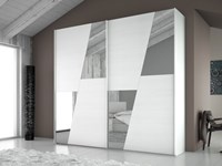 Albamobili Armadio Xxl Moderno Laminato Materico Ante scorrevoli