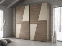 Albamobili Armadio Xxl Moderno Laminato Materico Ante scorrevoli