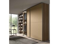ARMADIO 2 ANTE MAXI IN CON ECOPELLE E LIBRERIA