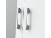 Armadio in finitura melaminico bianco. Armadio a due ante con cassetto, due ripiani interni e tubo porta abiti. Tutte le guide sono in metallo. La struttura č finita in melaminico color bianco. L'armadio č realizzato interamente in italia. Dimensioni come da fotografia: Lunghezza 90 cm x Profonditą 60 cm x Altezza 195 cm. Scontato del -50%.