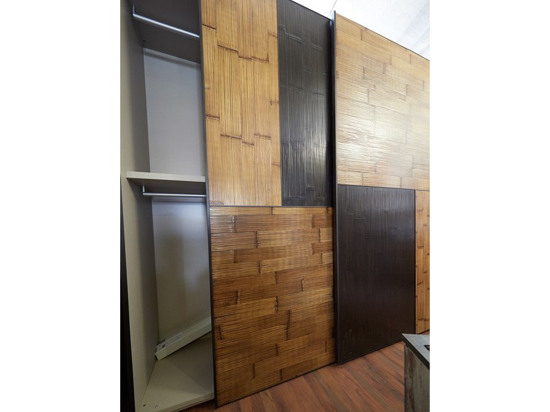 Armadio Armadio bambu e legno mosaico di Outlet etnico con ante ... Armadio Armadio bambu e legno mosaico di Outlet etnico con ante ...