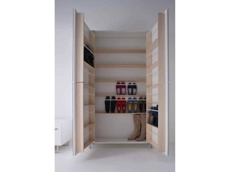 Scarpiera Da Appendere 24 Tasche Scarpe Mensola Per Armadio