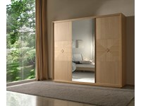 Armadio a 3 ante scorrevoli della coll.Natural in Rovere naturale