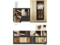 Armadio pattinato beige particolari costruttivi