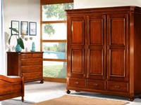 armadio in legno a due ante shabbi chic scontato occasione