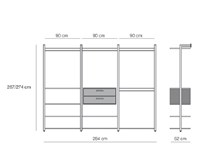 Cabina armadio Domitalia modello OK-NE
