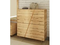Scarpiera in legno massello rovere scontato -46%