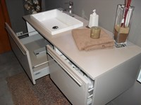 Bagno Azzurra lime frassino laccato titanio in prezzo affare!