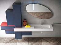 mobile bagno moderno con vasca integrata