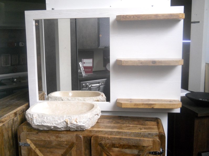 mobile bagno completo di specchio e mobile vecchia ghiacciaia in ... mobile bagno completo di specchio e mobile vecchia ghiacciaia in ...