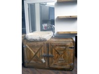 mobile bagno in offerta outlet nuovimondi compreso di base 2 ante vecchia in style antica ghiacciaia ie specchio legno white vintage
