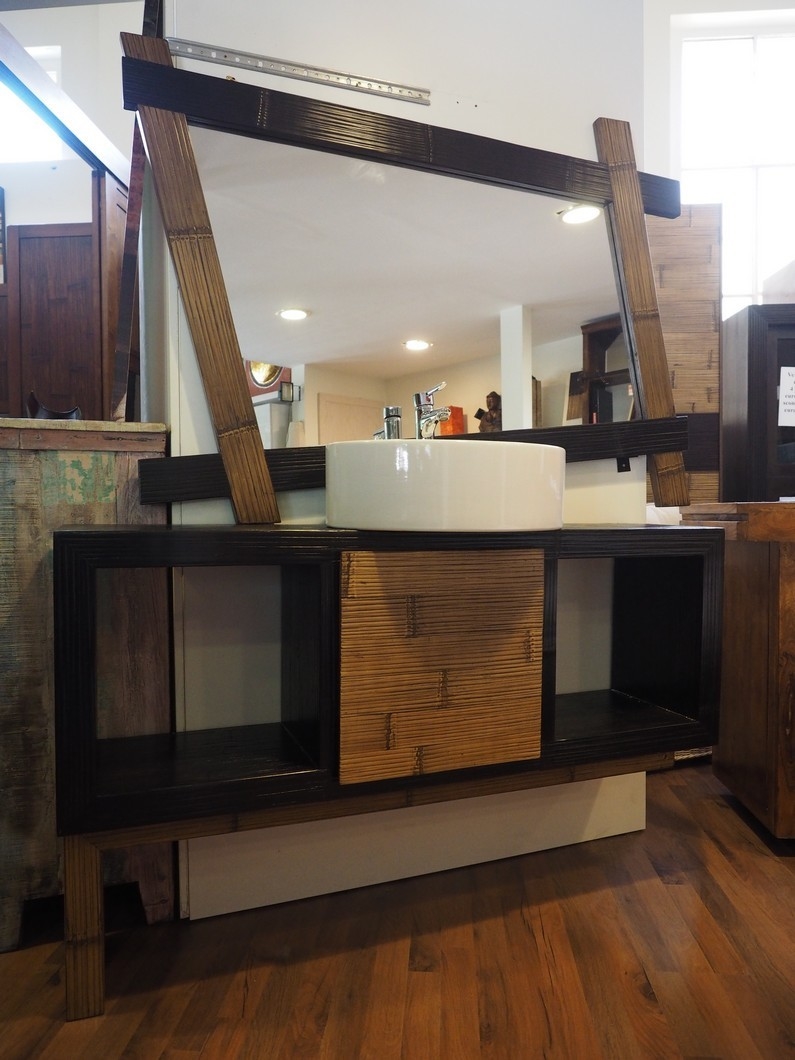 Nuovi mondi cucine composizione bagno in legnoe crash bambu ...