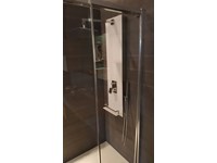 outlet colonna doccia con soffione quadrato