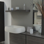 arcom karma design legno a terra composizione arredo bagno