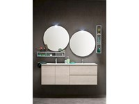 Bagno Compab sconto -36% con lavabo doppio e doppia specchiera