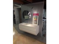 COMPOSIZIONE ARREDOBAGNO SOSPESO LACCATO BIANCO LUCIDO A PREZZO SCONTATO