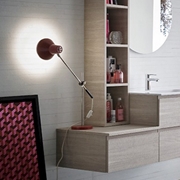 bagno moderno sospeso compab nobilitato e marmo