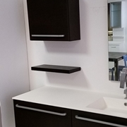 venduto bagno sospeso mod condor legno sottocosto
